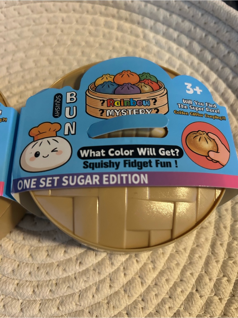 2 Squishy Bun Mystery Kids Toy - Gold Color - Picture 3 of 3